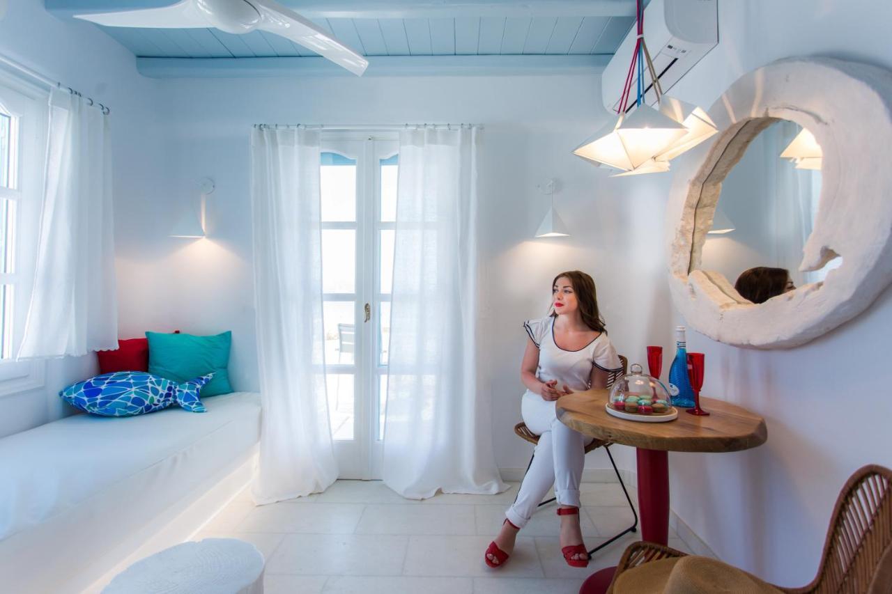 Naxian Riviera Exclusive Seafront Suites, Junior Suite Ájos Prokópios Eksteriør bilde